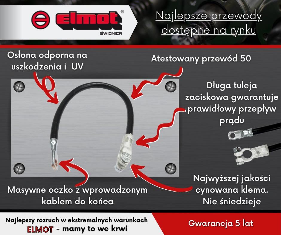 Przewód Masy Władimirec T25 Elmot Premium 803724043PEL - zdjęcie 4
