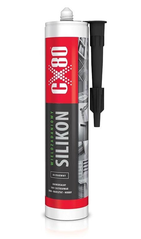 Silikon Uniwersalny Kartusz 310ml Bezbarwny Cx-80