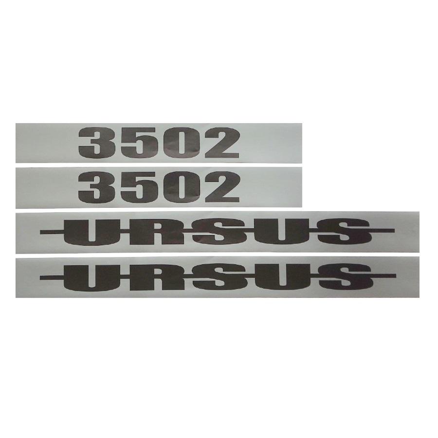 Komplet Znaków Emblematów Ursus 3502 | Z3502/KPL