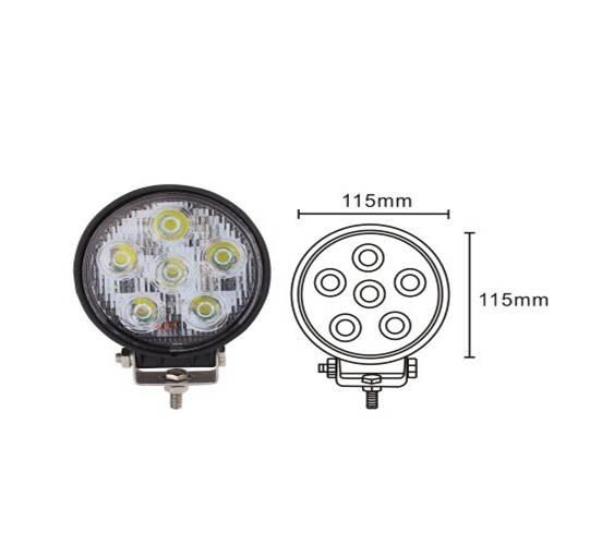 Lampa Robocza Okrągła Led 4200 Lumenów | SM12318