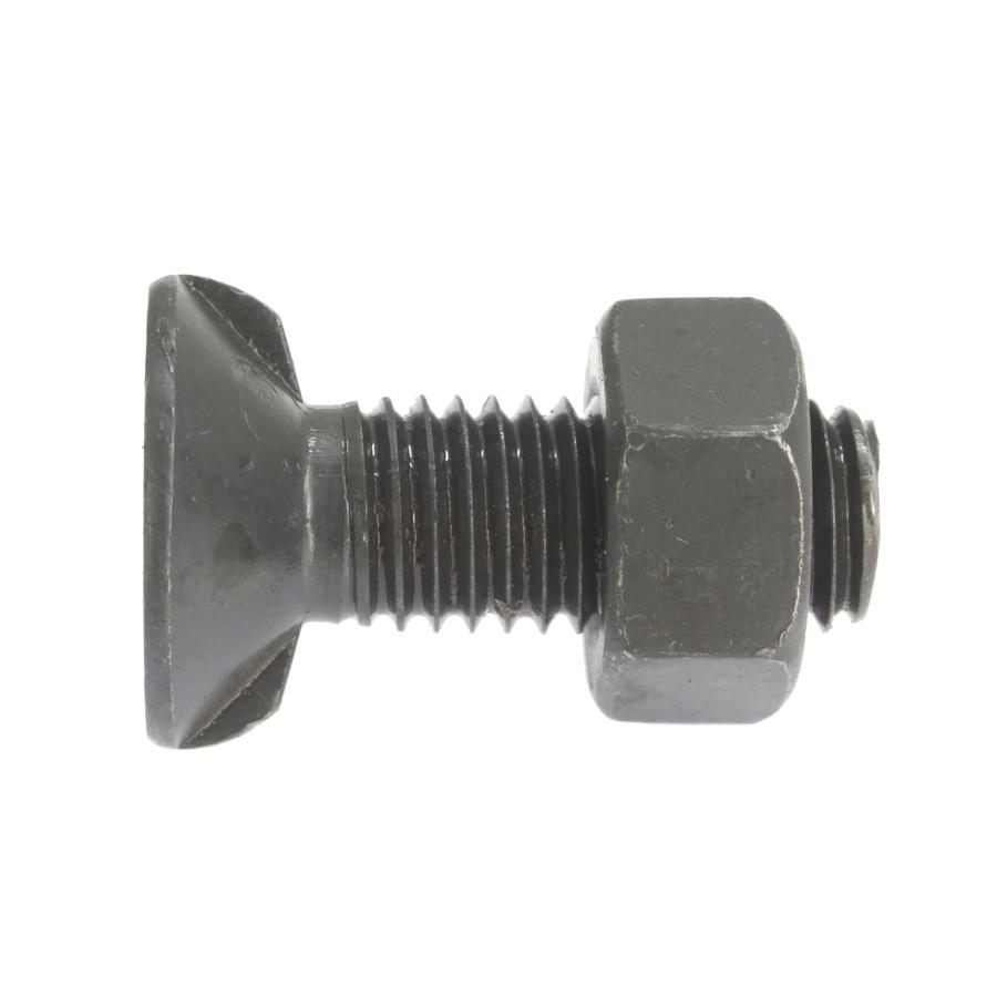 Śruba Płużna M12x35 12.9 2 Noski Szersza Z Nakrętką Polska
