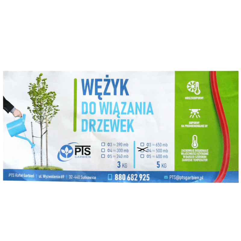 Wężyk Do Drzewek Fi-4 Żółty | WD-4Z - zdjęcie 2