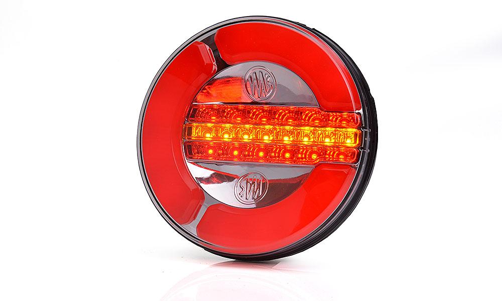 Lampa Zespolona Tylna Okrągła W153 12v/24v Wodoodporna Ip68 Led Neon 1128