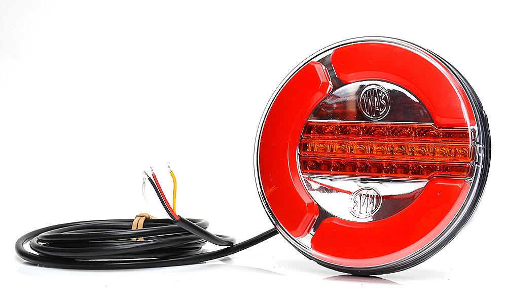 Lampa Zespolona Tylna Okrągła W153 12v/24v Wodoodporna Ip68 Led Neon 1128 - zdjęcie 3