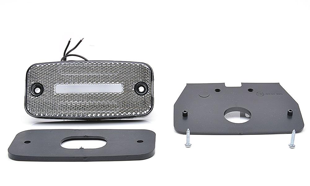 Lampa Obrysowa Pozycyjna Przednia W157 12v/24v Wodoodporna Ip68 Led Biała - zdjęcie 4