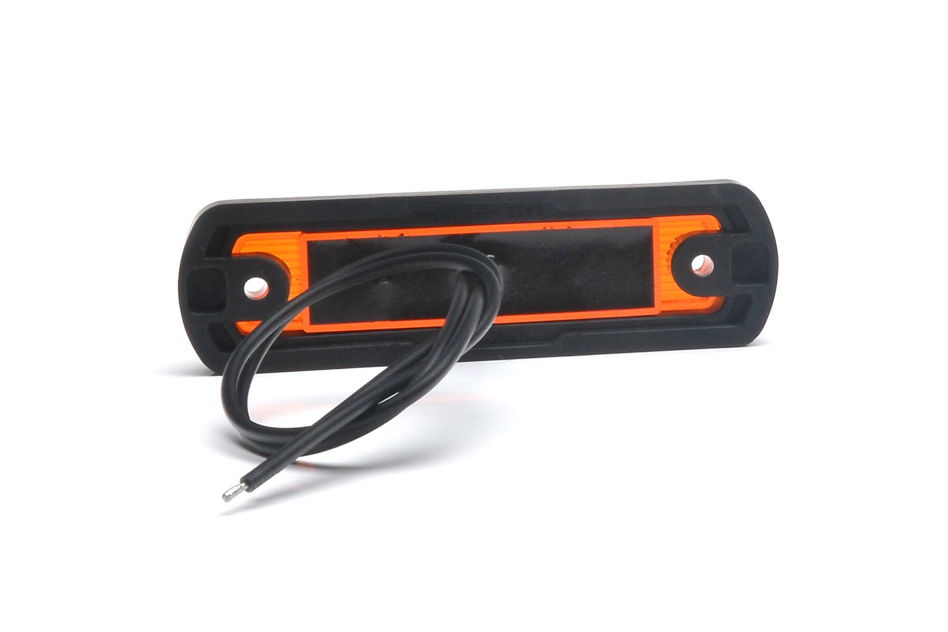 Lampa Obrysowa Pozycyjna Boczna W189 Led 12v/24v Pomarańczowa - zdjęcie 3