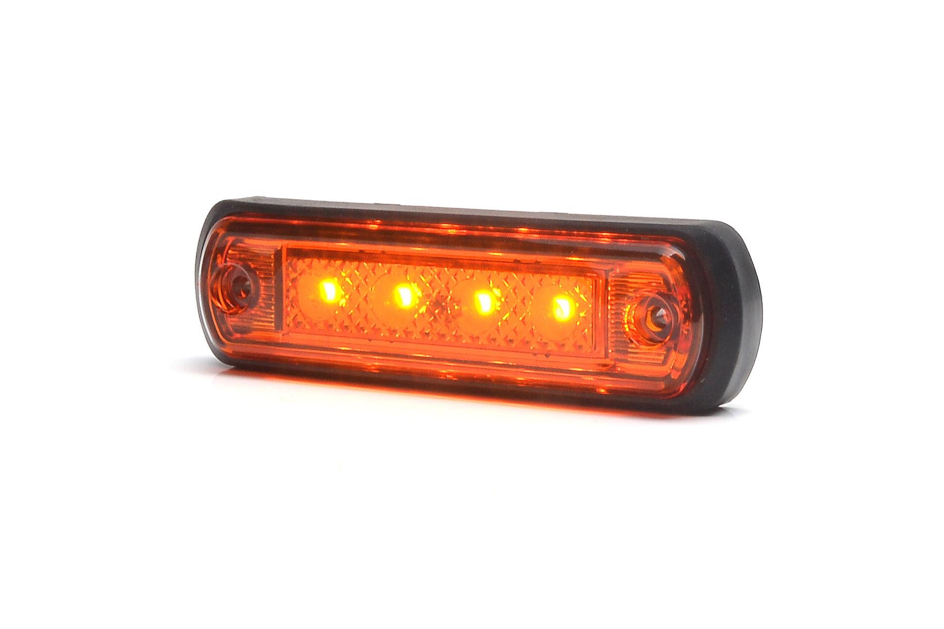 Lampa Obrysowa Pozycyjna Boczna W189 Led 12v/24v Pomarańczowa