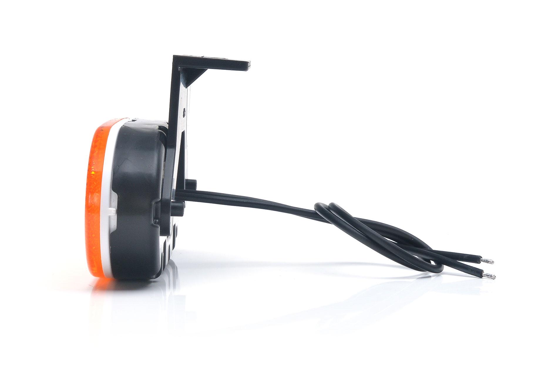 Lampa Obrysowa Pozycyjna Boczna W196 12v/24v Led Pomarańczowa