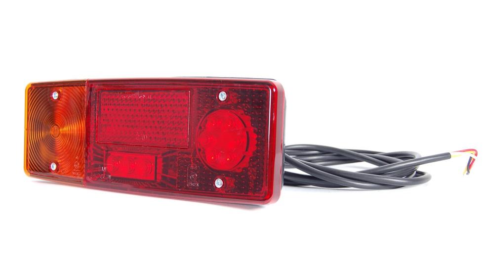 Lampa Tylna Zespolona We551dżl Lewa Led 12/24v Z Podświetleniem Tablicy - zdjęcie 2