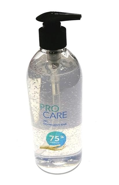 Żel Do Higieny Rąk 0,5l | PRO-CARE0,5