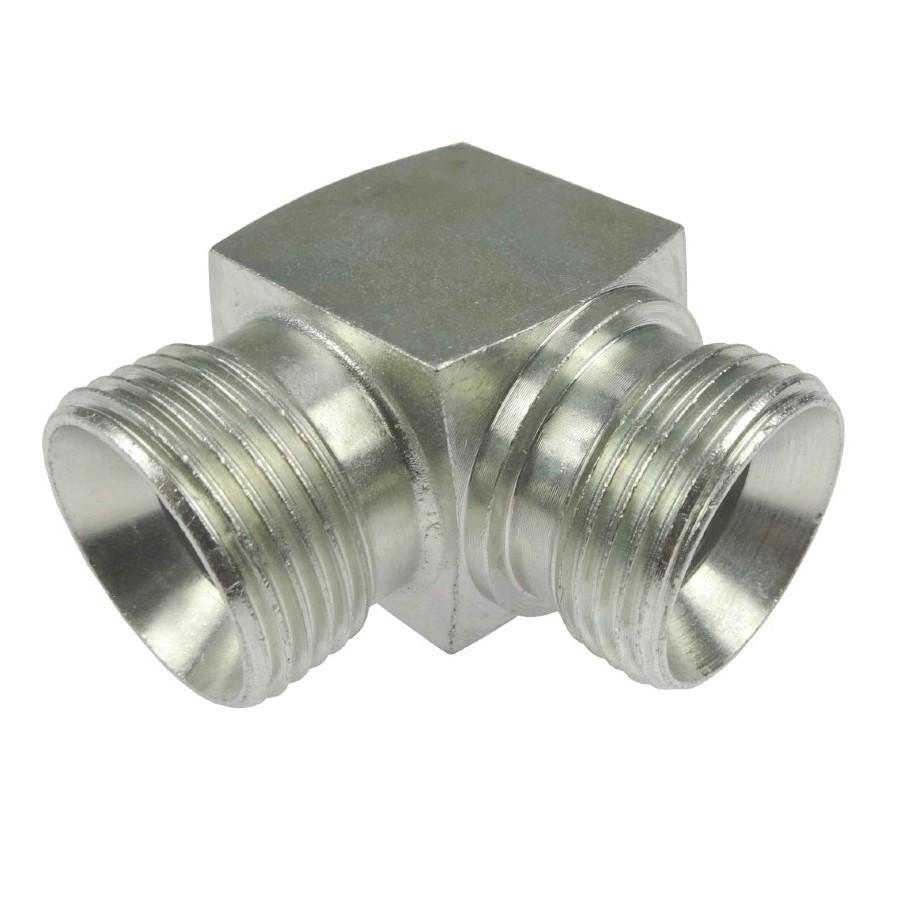 Złącze Złączka Hydrauliczna Kolanko 90 Bb M27x2 18l - zdjęcie 2