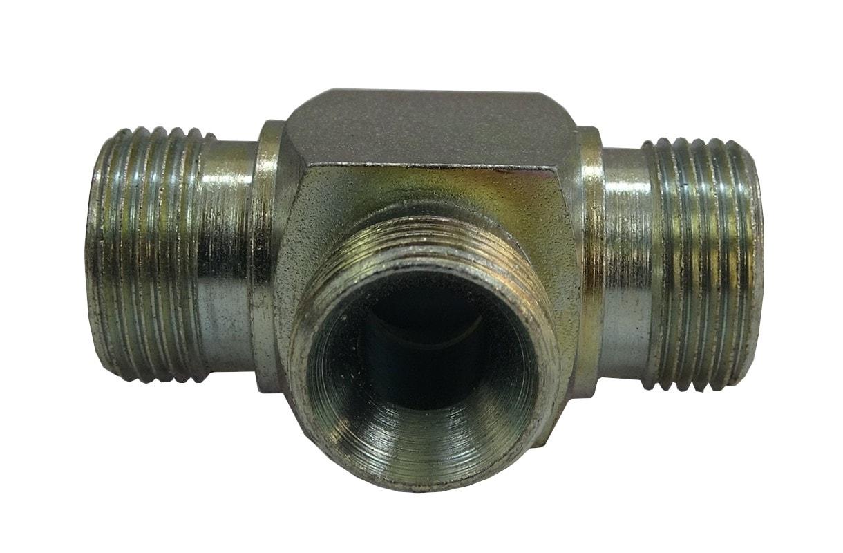 Złącze Złączka Hydrauliczna Trójnik M22 M20 M22 15l/Wnp-Dkm - zdjęcie 2