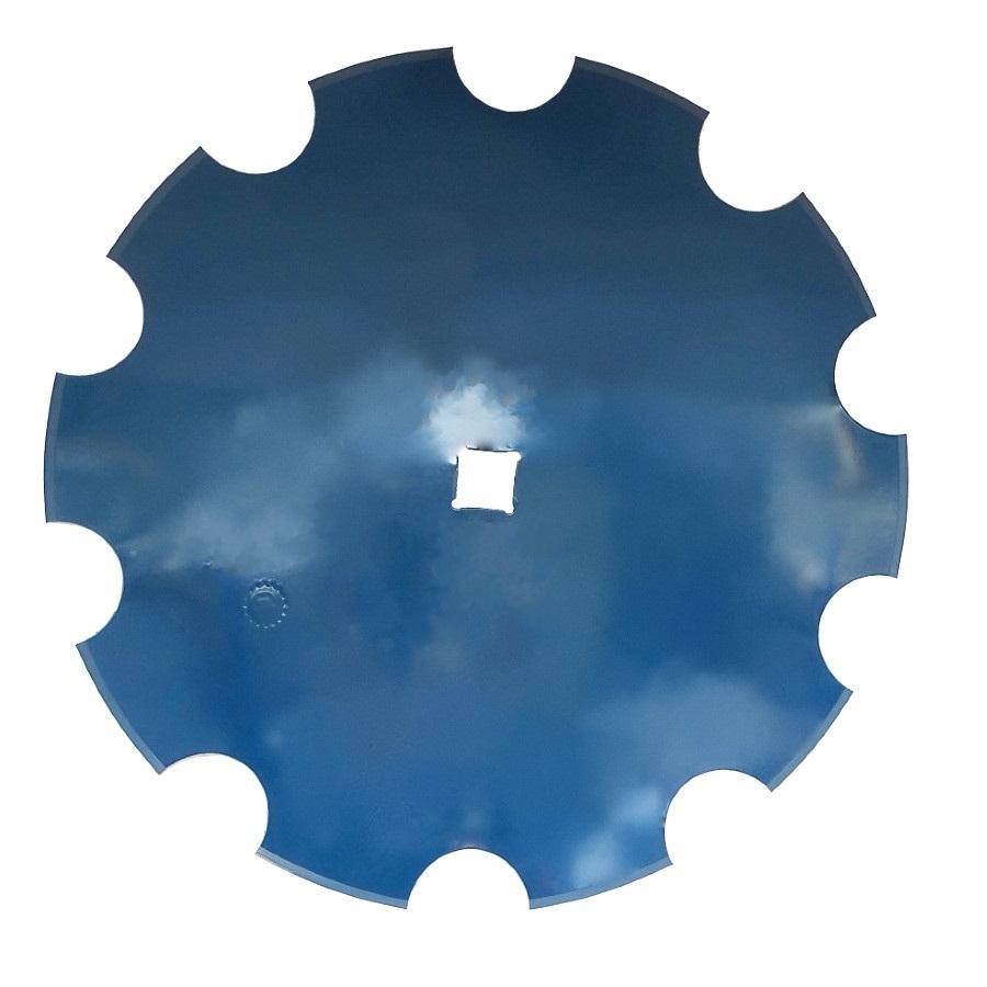 Talerz Uzębiony Fi-660mm Grubość 6mm Mocowanie Na Osi Otwór 42x42 Stal