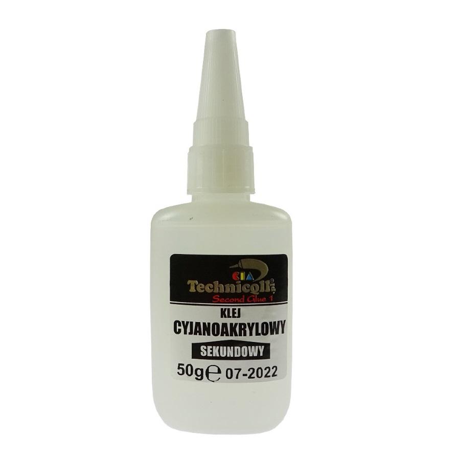 Klej Cyjanoakrylowy Sekundowy 50g Technicqll C-024