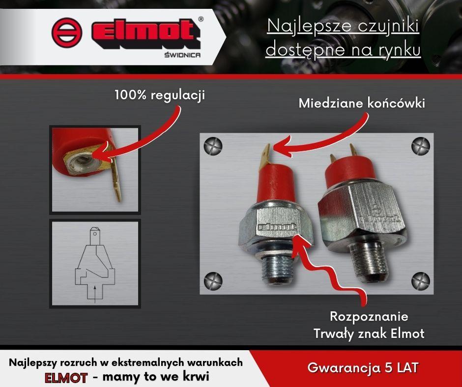 Czujnik Ciśnienia Oleju C-330 C-360 Elmot - zdjęcie 5