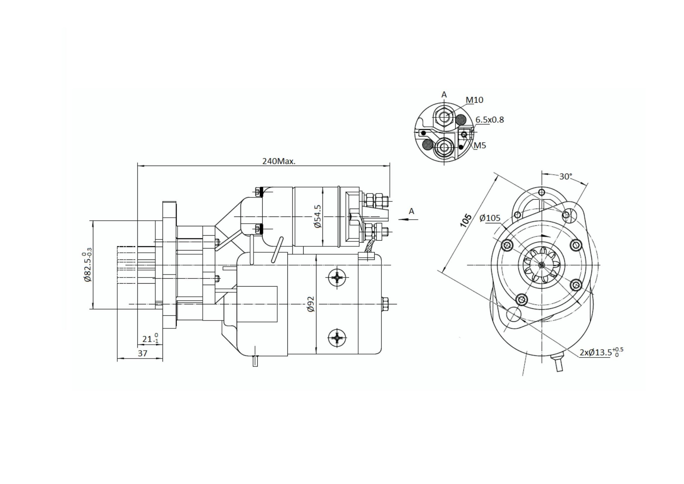 Rozrusznik Z Reduktorem Typu Magneton Lamborghini Same 9142602 Elmot - zdjęcie 6