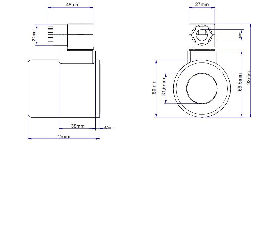 Cewka Dzielnika Elektrozaworu E12dvs6/2-80l E12dvs3/2-80l 24v Dc 48w - zdjęcie 5