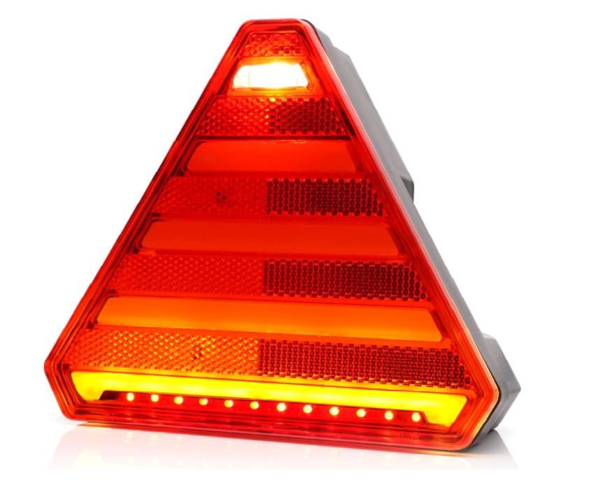 Lampa Zespolona Tylna Prawa 12v/24v Led W245 5 Świateł Z Oświetleniem