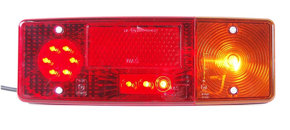 Lampa Tylna Zespolona We551 Dżp 12-24v Prawa