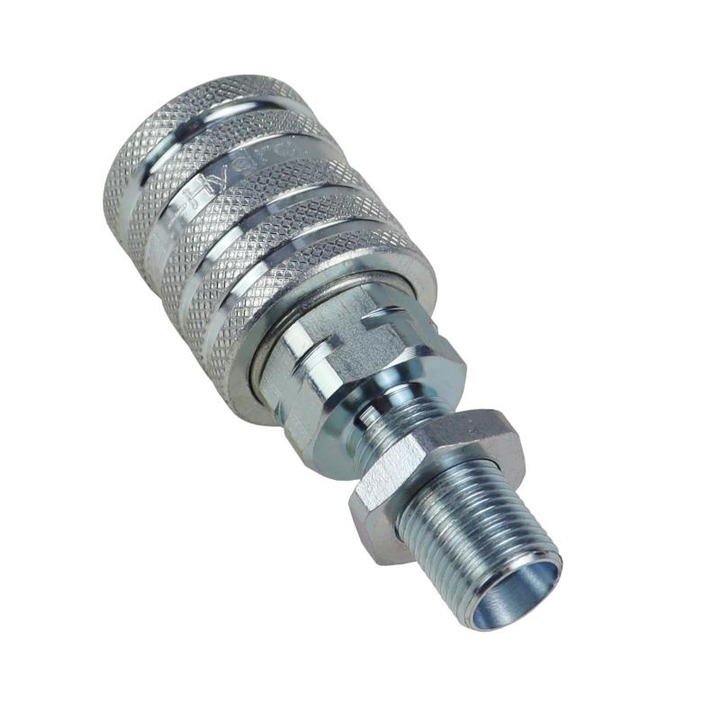 Szybkozłącze Hydrauliczne Gniazdo Long M18x1.5 Gwint Zewnętrzny Euro - zdjęcie 2
