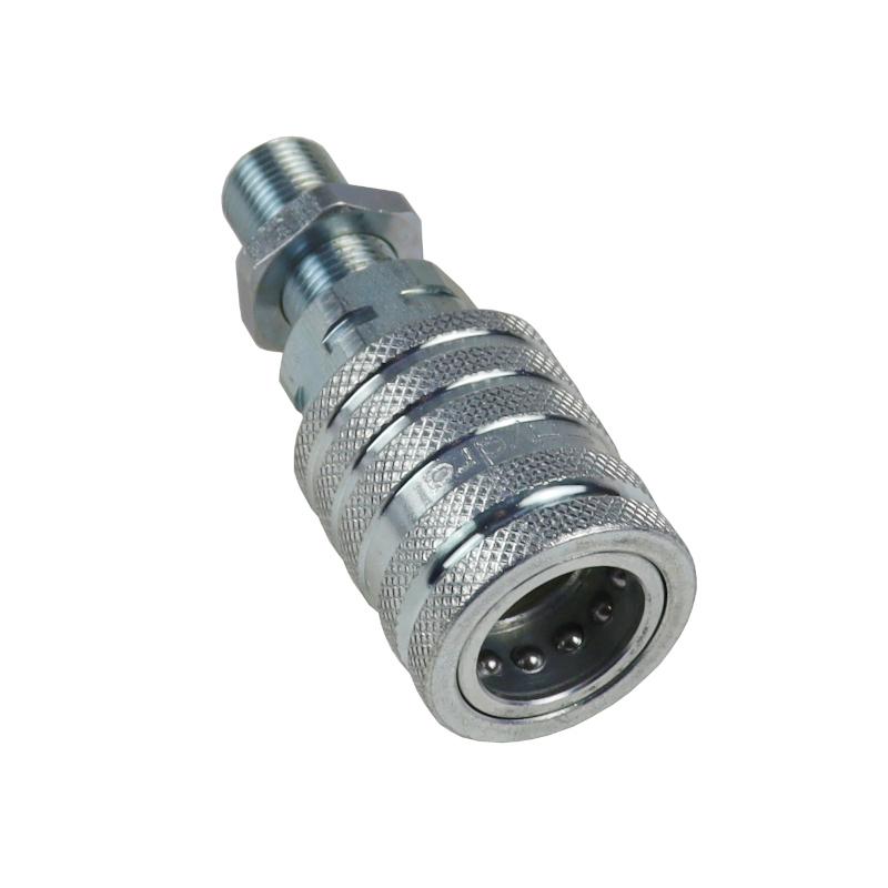 Szybkozłącze Hydrauliczne Gniazdo Long M18x1.5 Gwint Zewnętrzny Euro - zdjęcie 3