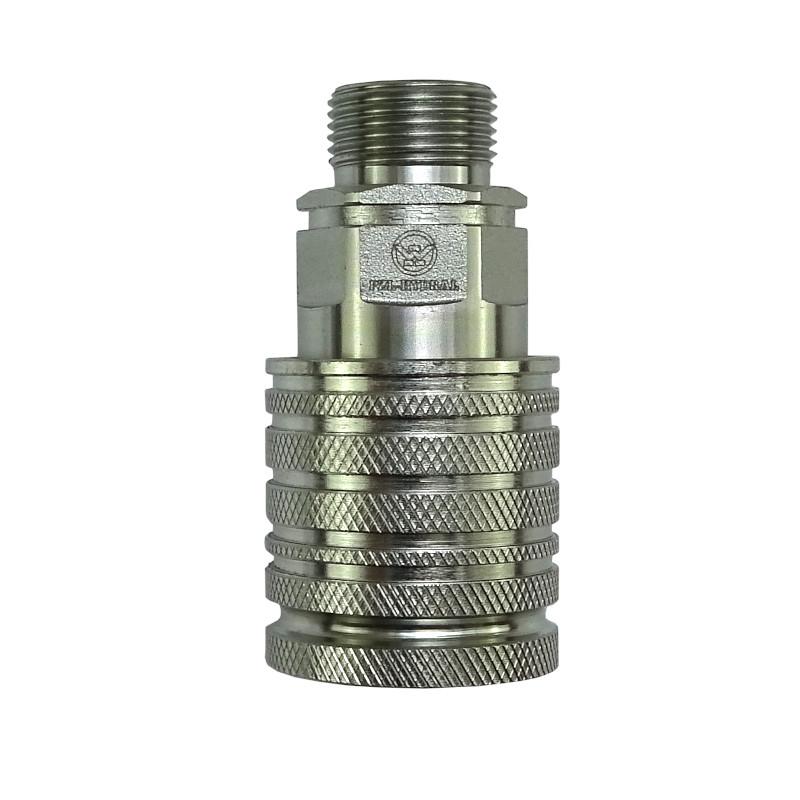 Szybkozłącze Hydrauliczne Gniazdo M22x1.5 Gwint Zewnętrzny Euro Push-Pull - zdjęcie 4