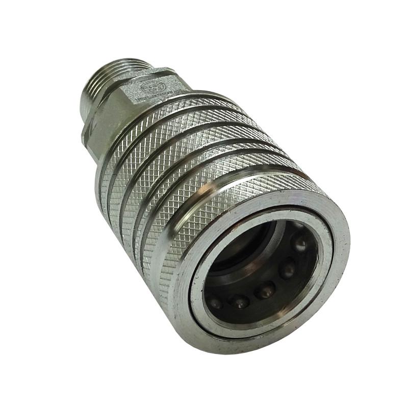 Szybkozłącze Hydrauliczne Gniazdo M22x1.5 Gwint Zewnętrzny Euro Push-Pull - zdjęcie 5
