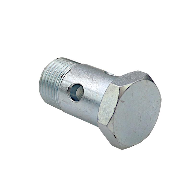 Śruba Przelewowa Calowa 1/2" L-47mm 4 Otwory Do Układu Wspomagania - zdjęcie 3