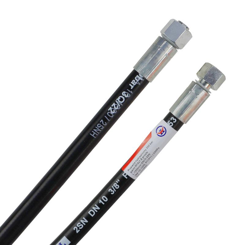 Przewód Hydrauliczny 330 Bar Gwint M18x1,5 Proste Dkol Dkol L-1000mm - zdjęcie 2