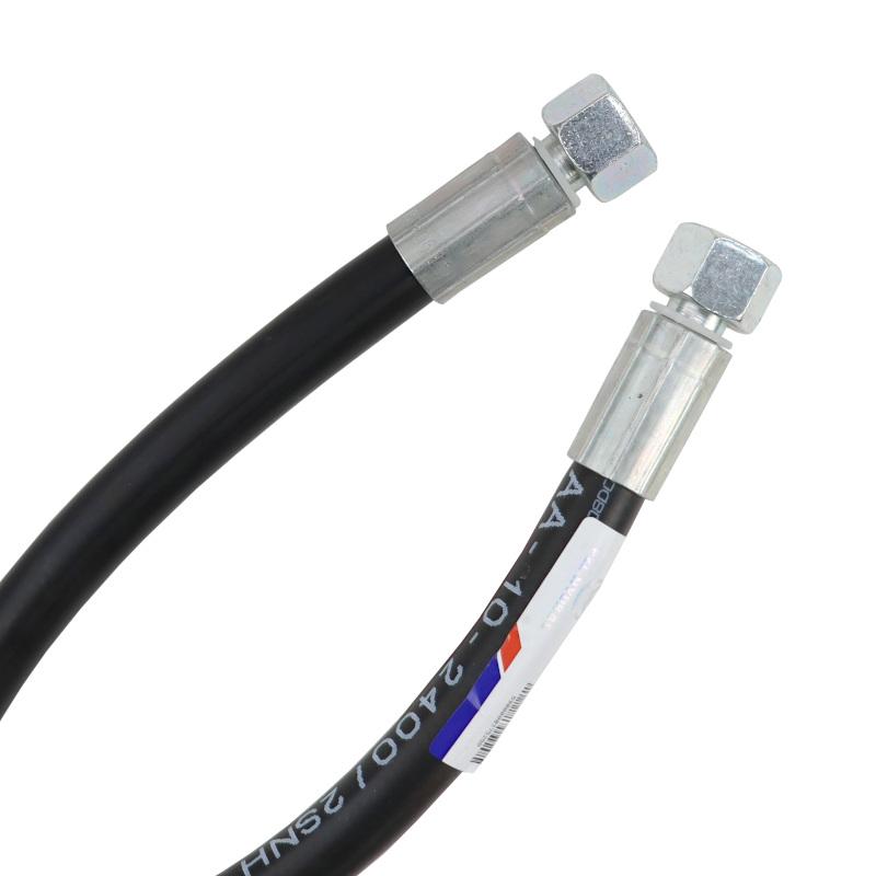 Przewód Hydrauliczny Dkr/Dkr G3/8" Bsp Dn10x2sn 330bar L-2400 Pzl Hydral - zdjęcie 2