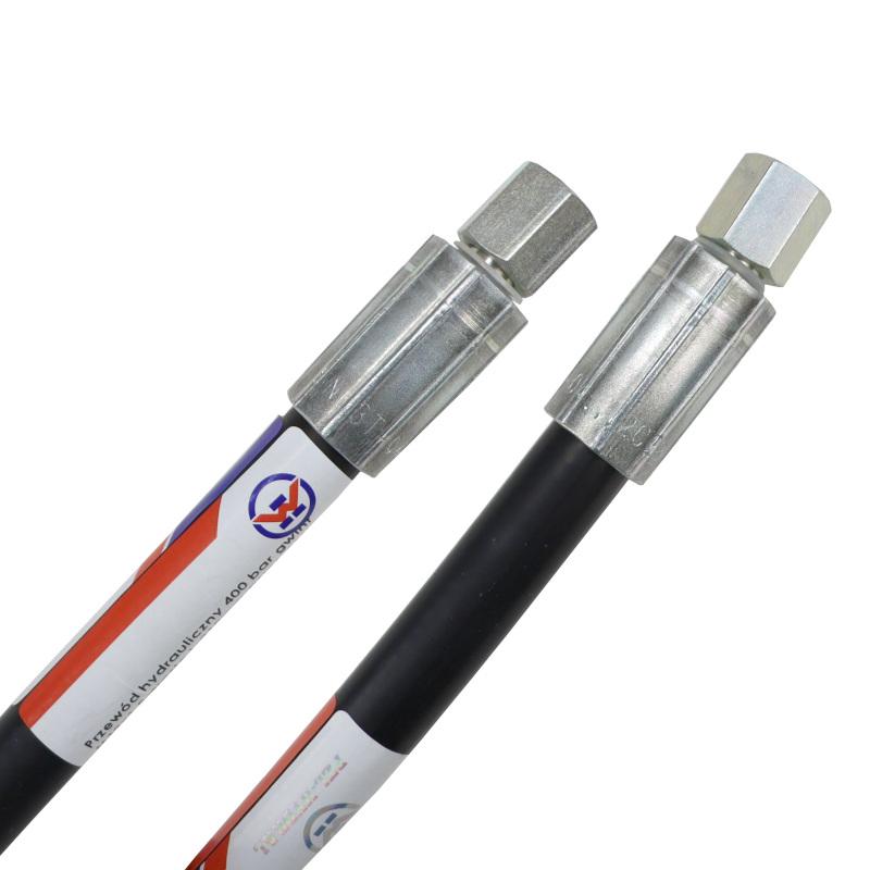 Przewód Hydrauliczny 400 Bar Gwint M12x1,5 Proste Dkol Dkol L-210mm - zdjęcie 2