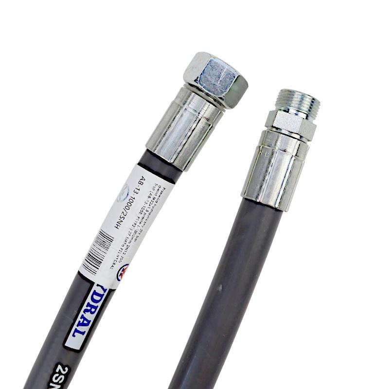 Przewód Hydrauliczny 275 Bar Gwint M22x1,5 Proste L-1000mm Dn12-2sn - zdjęcie 2