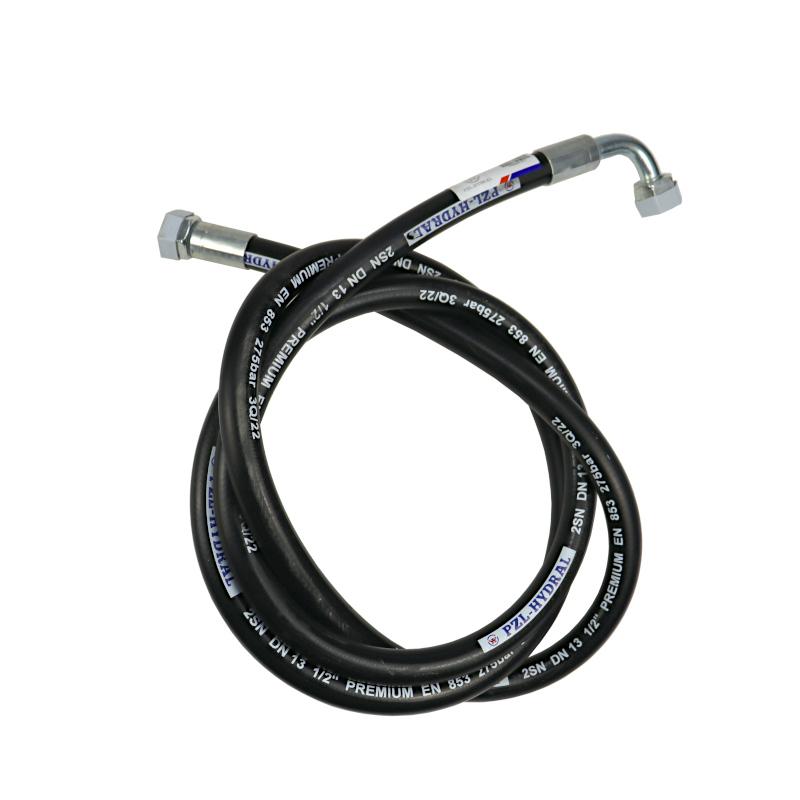 Przewód Hydrauliczny 275 Bar Gwint M22x1,5 Prosta Kolanko Dkol Dkol 90