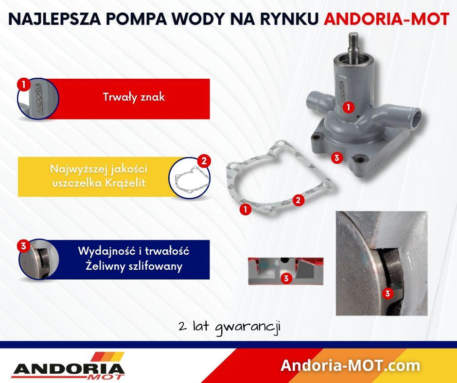 Pompa Wody Z Uszczelką Krążelitową Ursus C-360 Andoria - zdjęcie 5