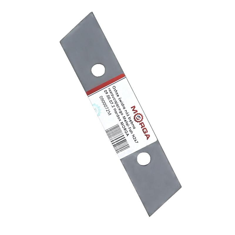 Ostrze Świdra Nóż Bębna Rozrzucającego Metal-Fah N267 09.00.07.2 Hardox