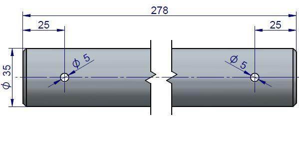 Sworzeń wspornika haka c-360 | 50450460 - zdjęcie 2
