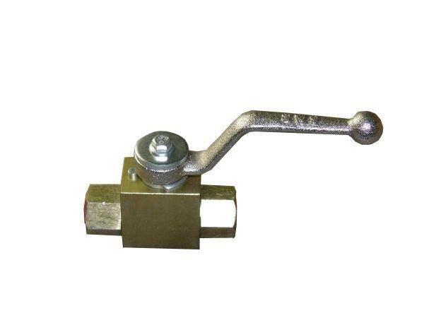 Zawór kulowy hydrauliczny dwudrożny 25 mpa 1/4"