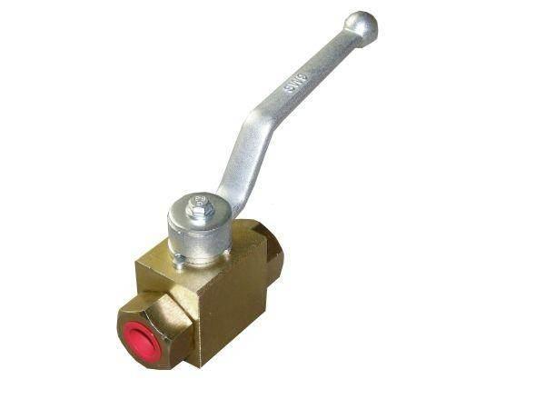 Zawór kulowy hydrauliczny dwudrożny 25 mpa 3/8" - zdjęcie 3