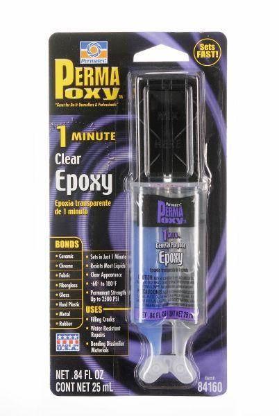 Klej epoksydowy przeźroczysty 1 minutowy permatex 25ml