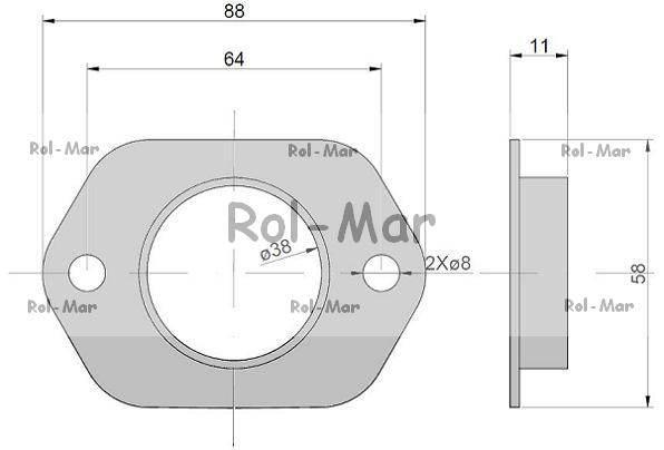 Osłona blaszana tulejki claas | RM-6778830 - zdjęcie 2