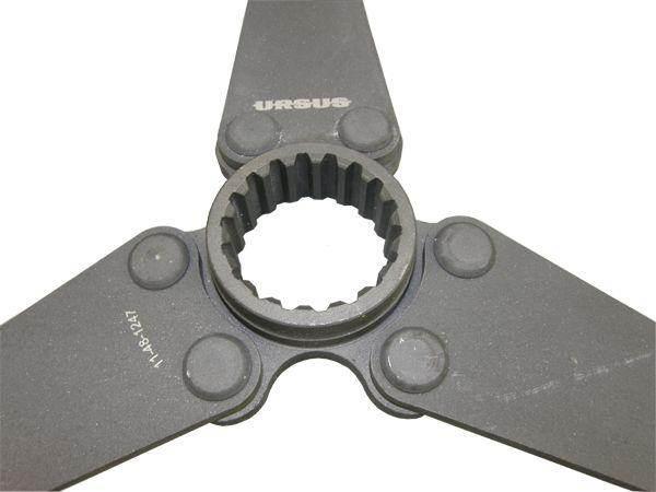 Piasta napędu wom sprzęgła 18 frezów 2 duże otwory c-385 oryginał ursus - zdjęcie 2