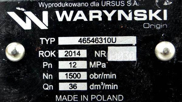 Pompa hydrauliczna podnośnika wzmocniona 36 l/min c-360 oryginał ursus - zdjęcie 2