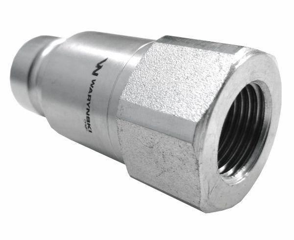 Szybkozłącze hydrauliczne suchoodcinające wtyczka g3/8"bsp gwint wewnętrzny iso16028 waryński - zdjęcie 2
