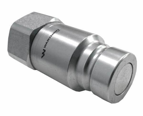Szybkozłącze hydrauliczne suchoodcinające wtyczka g1/2"bsp gwint wewnętrzny iso16028 waryński - zdjęcie 4