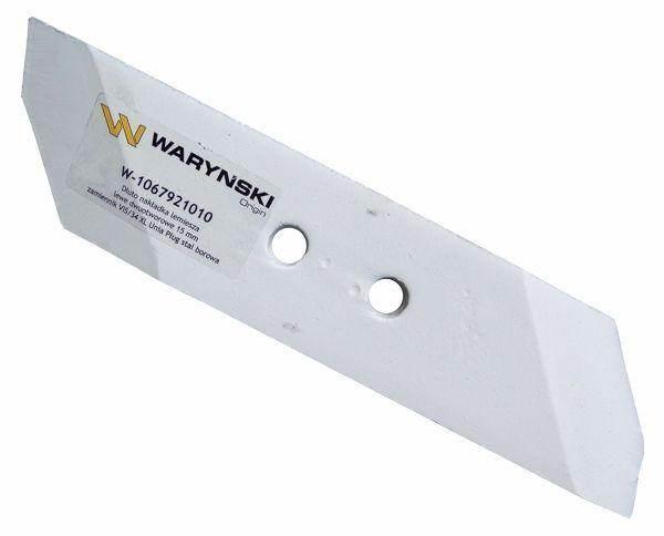 Dłuto nakładka lemiesza lewe dwuotworowe 15mm vis/34 xl unia pług stal boro