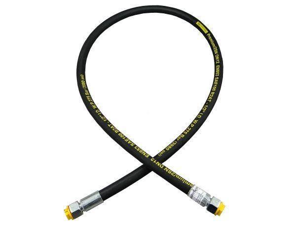 Przewód hydrauliczny 275 bar gwint m22x1.5 proste l-1600mm dn12-2sn 7214/07-09-000/0 7274/07-070/0 troll aa-13-1600 p11p11 27,5mpa waryński - zdjęcie 2