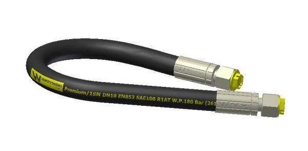 Przewód hydrauliczny gwint m18x1.5 proste l-1500mm dn10-1sn 336-632-030-413 ładowacz nd5-032 aa-10-1500p11p11 18mpa waryński
