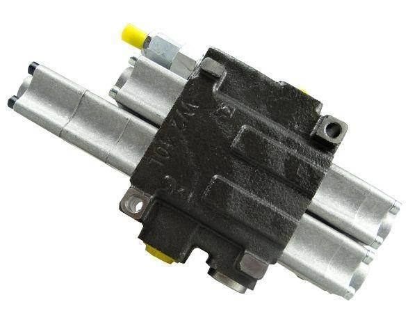 Rozdzielacz hydrauliczny 2-sekcyjny max przepływ 40l 1-sekcja pływająca waryński - zdjęcie 3
