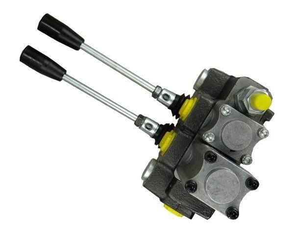 Rozdzielacz hydrauliczny 2-sekcyjny max przepływ 40l 1-sekcja pływająca waryński - zdjęcie 4