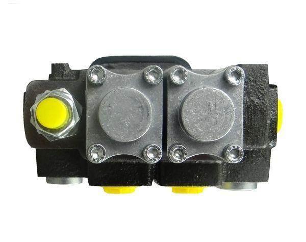Rozdzielacz hydrauliczny 2-sekcyjny max przepływ 40l z joystickiem waryński - zdjęcie 2